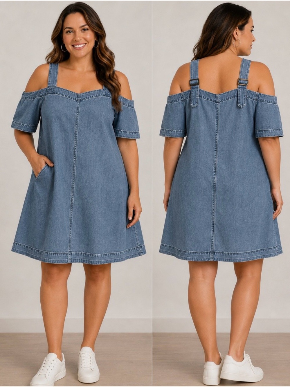 Calvin Klein Lightweight Denim Dress